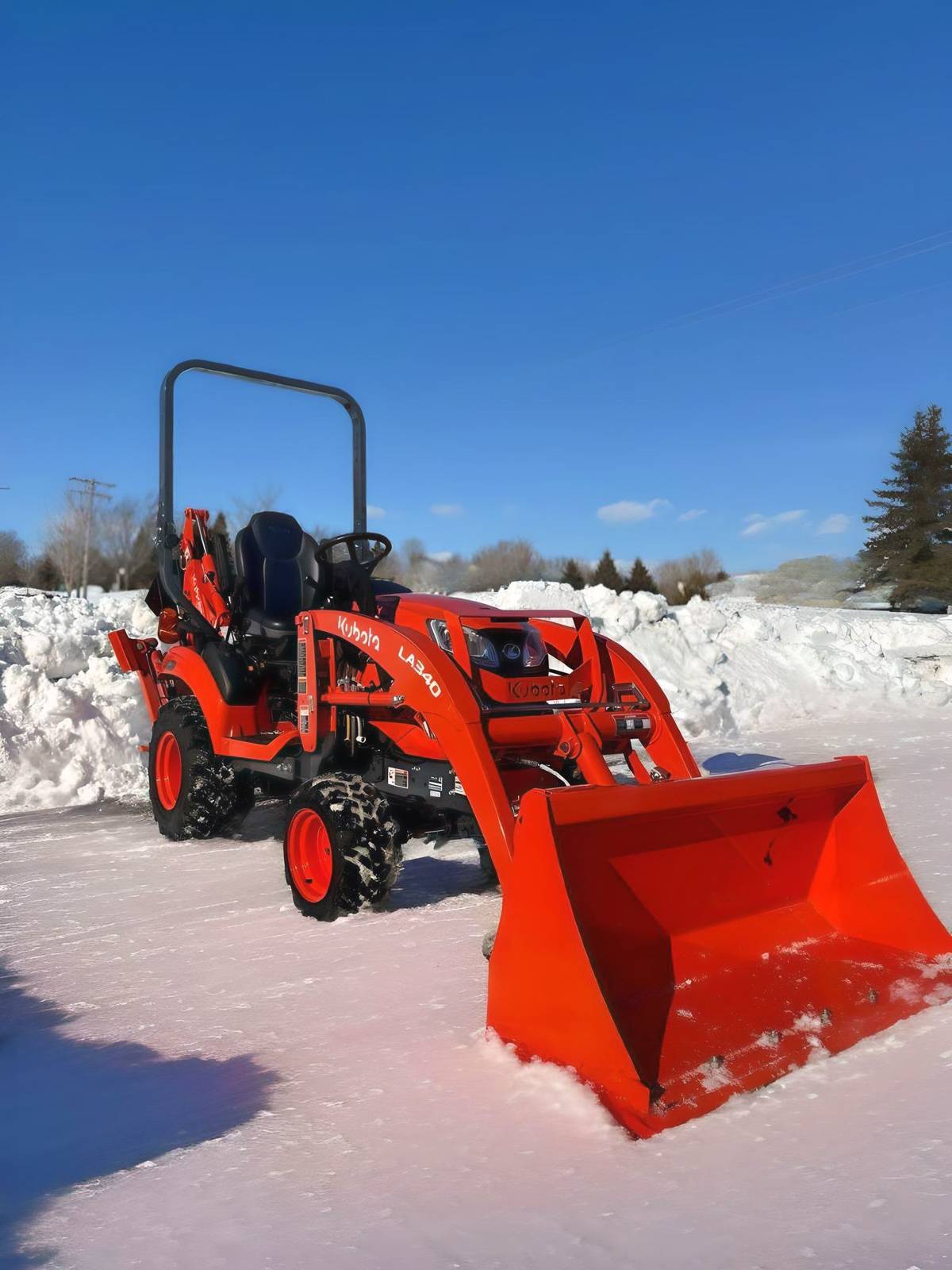 Kubota BX23s Tractor, Loader & Backhoe for rent